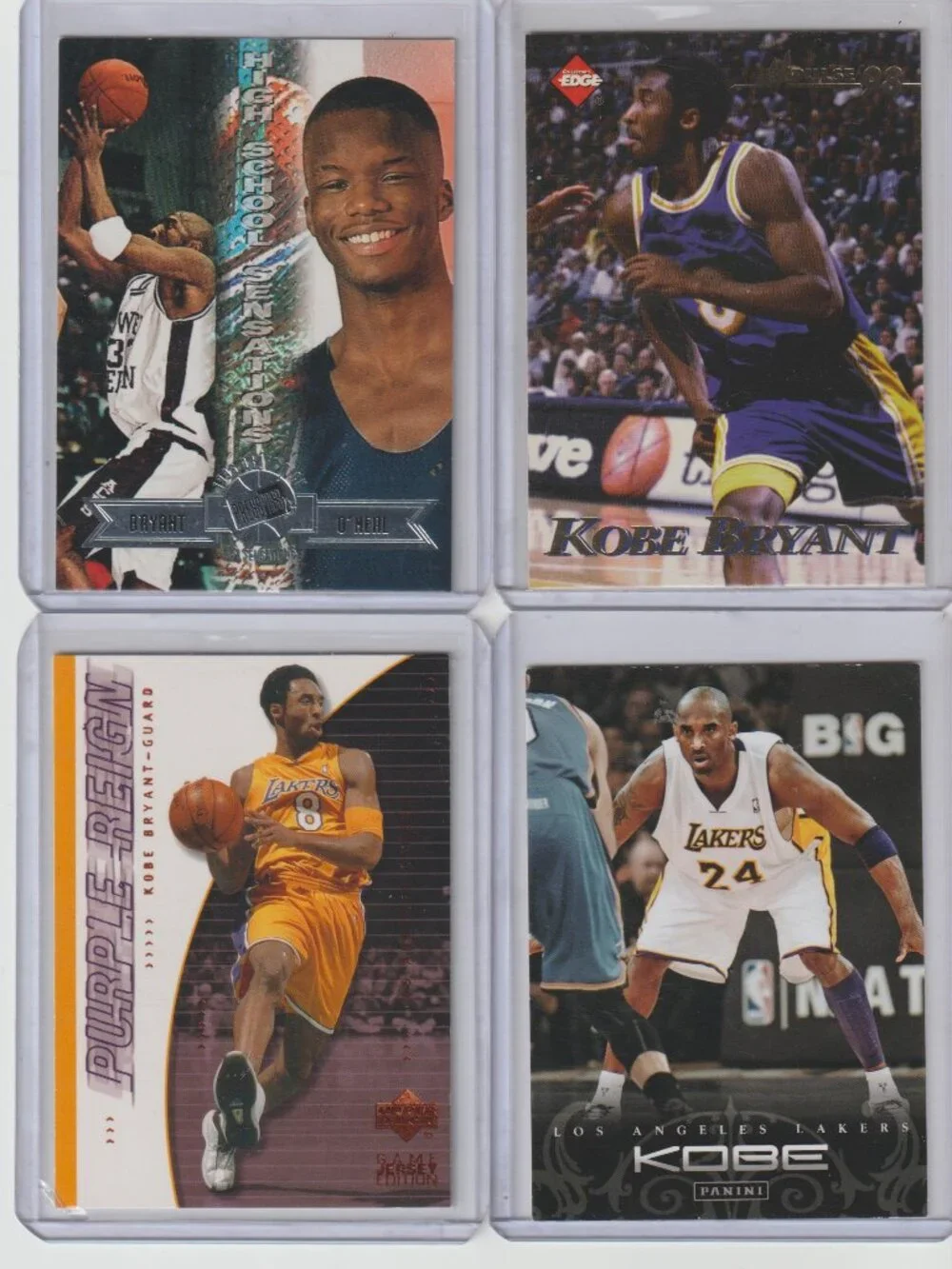 Kobe Bryant 4 Card Set — Lakers/Black Mamba Magic #22